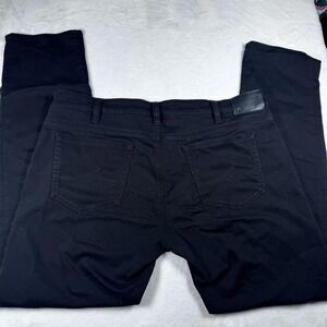 34 Heritage Courage Jeans Mens 40x34 Black Mid-Rise Straight Stretch‎ 5 Pocket